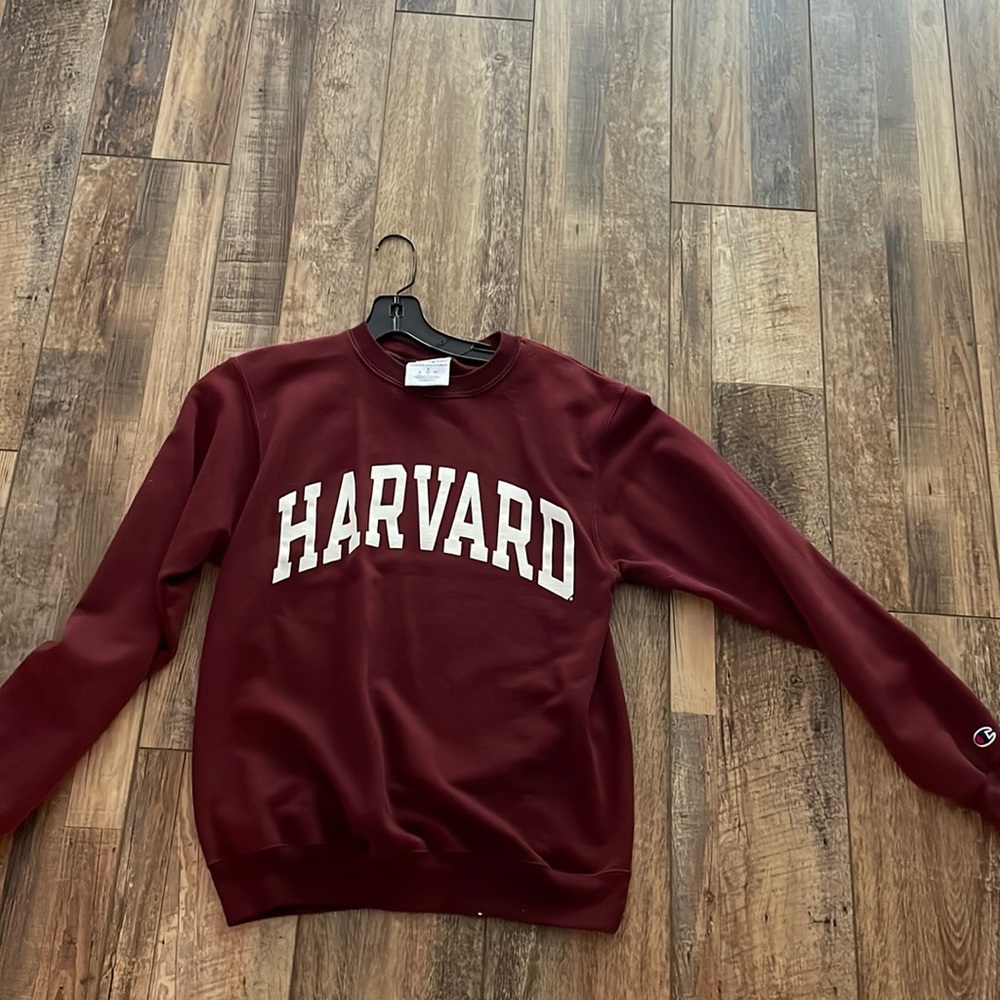 champion harvard crew neck